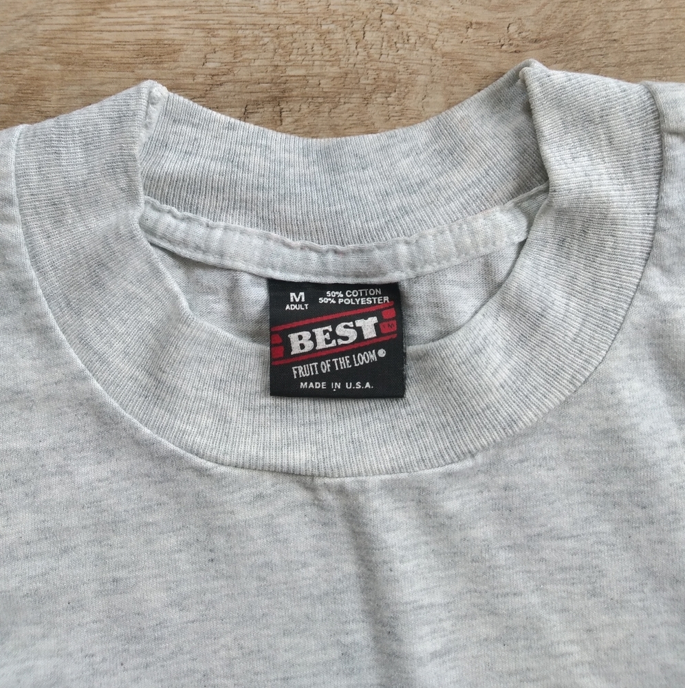Vintage 90s Single Stitch YMCA Championship Swim Team Tee Medium - Picture 4 of 10